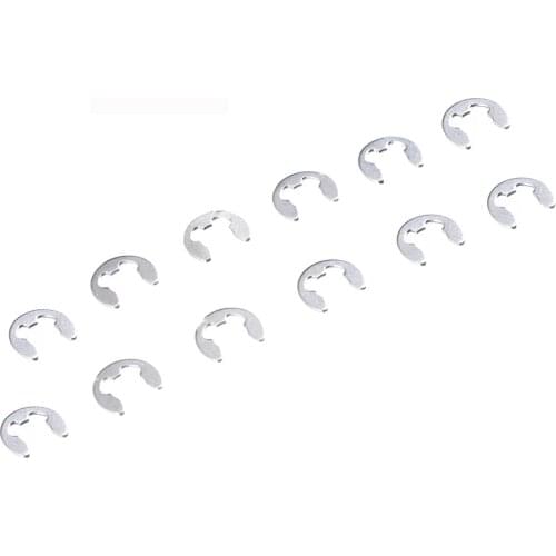 12PCS M2.5 02037 HSP E-Clip For RC 1/10 Model Car Spare Parts 94122 94123 94106 94166 94155 94177 94111 94188