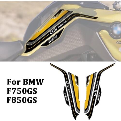 Motorcycle Accessories Fuel Tank Pad Sticker Decals Stickers 3D fuel tank protection sticker For BMW F750GS F850GS F 750 GS 850