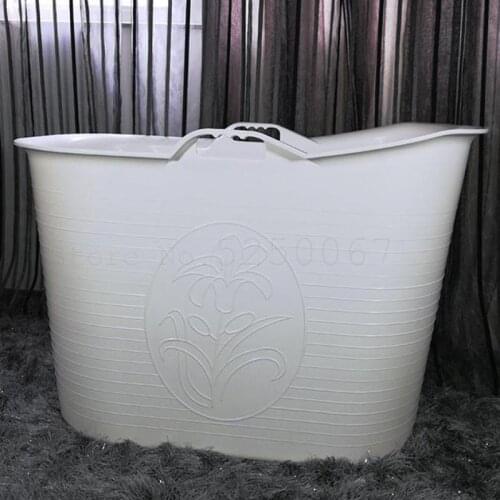 Bath Barrel Adult Folding Plastic Thickening Household Whole Body Bath Children Ultra Large Bath Barrel Bath Barrel Bath