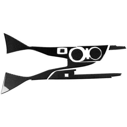 Fit For Chevrolet Camaro Carbon Fiber Center Console Gear Navigation Frame Decoration Interior modification car accessories