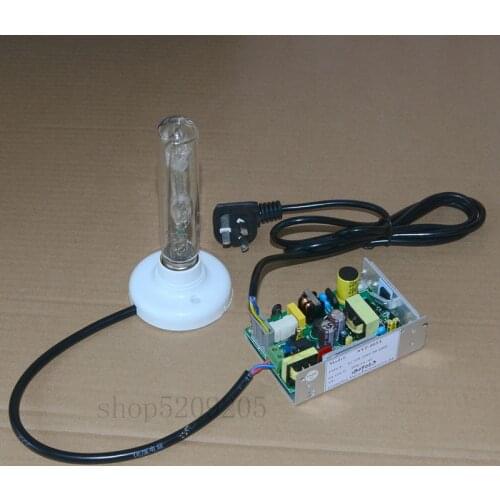 Gp20Hg low-pressure mercury lamp polarimeter accessories mercury bulb set with power supply 20W Screw mouth/Pin mercury lamp