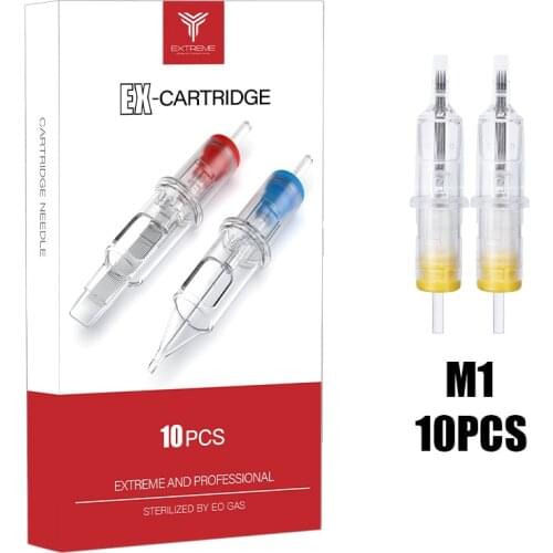 10 pcs Sterile Tattoo Cartridge Needles Magnum M1 Permanent Makeup Disposable Needles Supplies