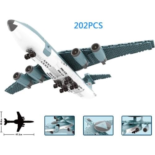 Hot 1:100 scale airplane Xian KJ-2000 Mainring modern military building block model air force figures bricks toys for kids gifts