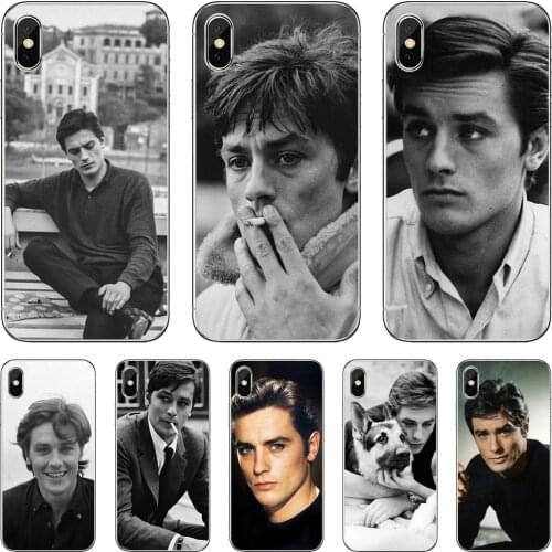 Alain-Delon-France-Star Soft Case Covers For Samsung Galaxy J5 J6 J7 J8 J1 J2 J3 J4 Plus 2018 Prime 2015 2016 2017