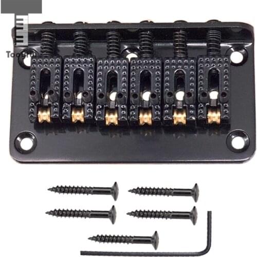 Tooyful 1 Set Electric Guitar Roller Saddle Bridge Tailpiece Scew Wrench Kit