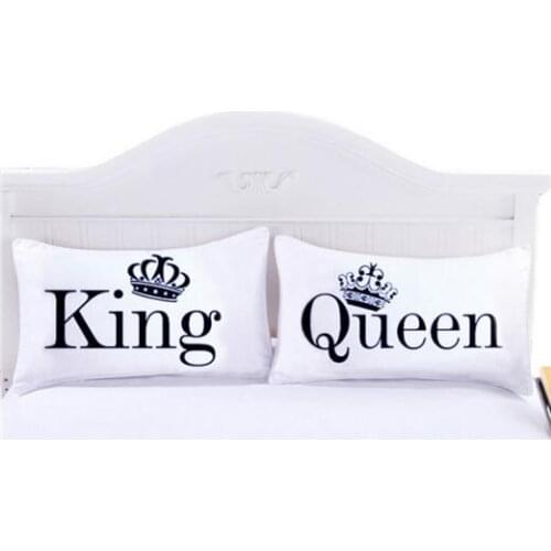 Pillowcase Set,Romantic Gift Idea for Couples Christmas, Valentines Day, Anniversary, Wedding, Engagement, for Him and Her