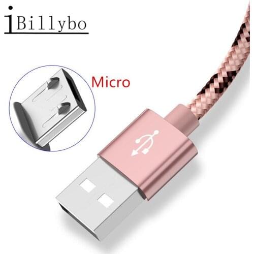2.4A Nylon Charger Cable 1M Micro USB Data Cable For Meizu C9 X8 M3 Note M5 M5C M6 LG k8 K7 MOTO G2 G3 G4 HTC One M9 M8 M7 Cabo