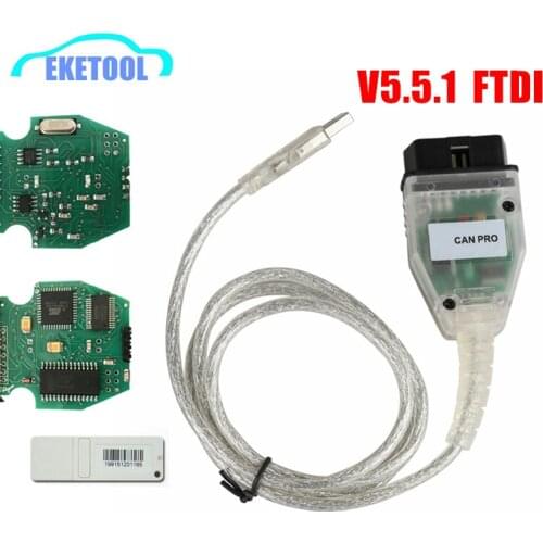 New V5.5.1 VCP OBD2 Diagnostic For VAG CAN PRO FT245RL FTDI Multi-Language Works For AUDI/VW CAN BUS K Line UDS CAN PRO