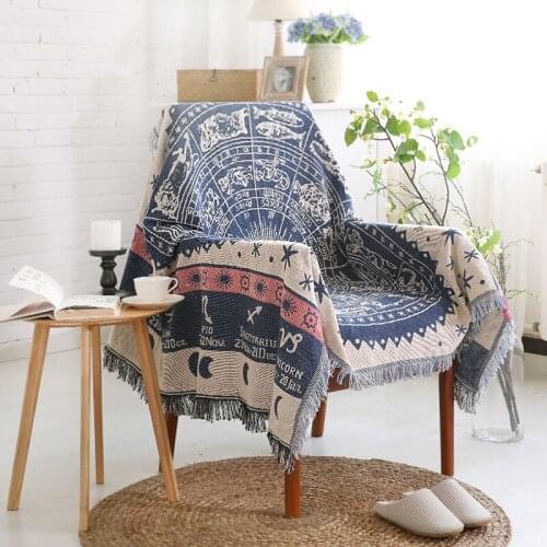 Chair Blanket Hanging Taperstry Manta Cotton Throw Rug Couch Lounge Sofa Chair Cover Bed Sheet For Home Car Office Plane Camping