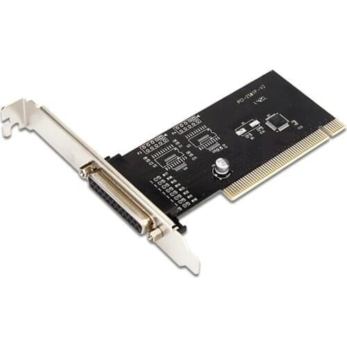 PCI to DB25 LPT Parallel Port Expansion Card PCI Parallel Port Converter Adapter Controller for Desktop PC Printer