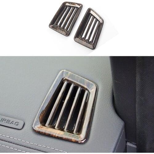 Fit For Ford Ranger Everest Endeavour 2015 -2021 Wood Grain Air Conditioning Dashboard Vent Cover Car Interior Accessories