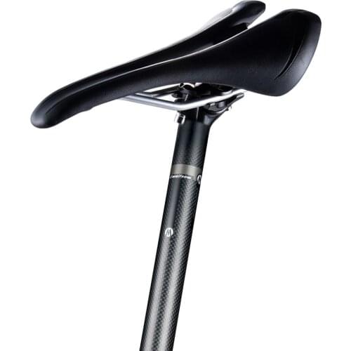 Bicycle Seat Post with Lightweight 3K Weave Carbon Fiber Mountain Road Bike Seatpost for Cycling Accessories