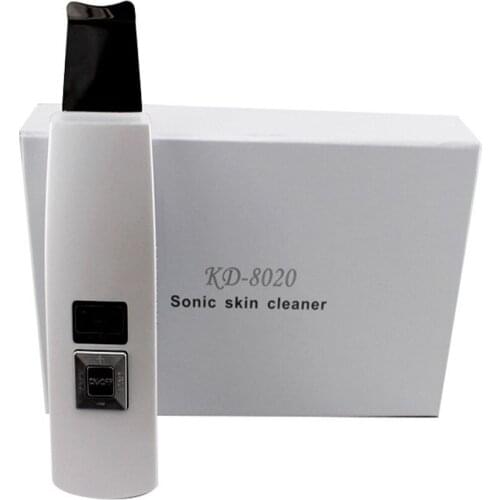 New Brand Portable Rechargeable face care device Anti-aging Acne whitening Facial Ultrasonic Skin face Cleaner Massager KD-8020