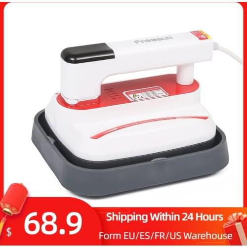 Protable Heat Press Machine T-Shirt Printing Easy Heating Transfer Press Iron Machines for Baby Clothes Bags Hats Pads Blanket
