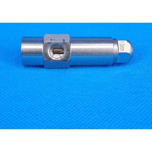 LETAOSK 1mm Diesel Heavy Waste Oil Alcohol-Based Atomization Fuel Burner Spray Nozzle Stainless Steel Silver