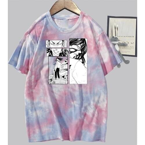 Baji Keisuke Anime Print Shirt Tokyo Revengers Tshirt Men and Women Loose Top