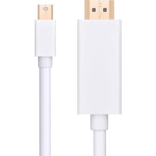 SOONHUA Mini Display Port To HDMI Cable 4K 1080P DP To HDMI Cables Adapter Thunderbolt HDMI Converter For MacBook Free Shipping