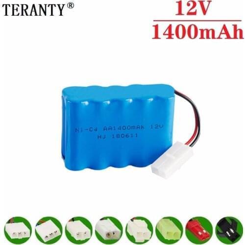 X Model ) 12v 1400mah NiCD Battery For Rc toy Car Tanks Trains Robot Boat Gun Ni-CD AA 700mah 12v Rechargeable Battery