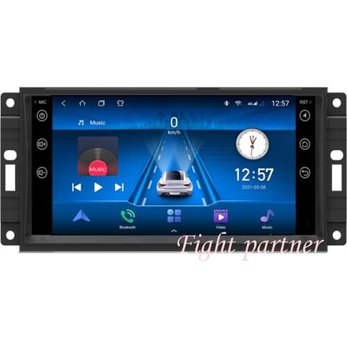1DIN Android 10 Car Multimedia Player GPS Radio RDS for dodge charger nitro sxt liberty