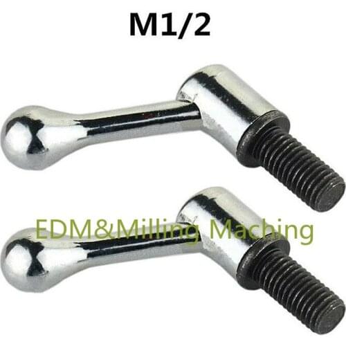2PCS CNC Milling Machine Part Table Lock Handle Bolt M1/2 For Bridgeport Vertical Mill Tools