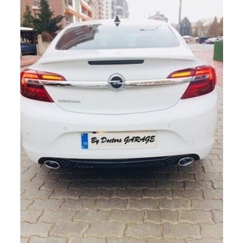 For Opel Insignia Performance Diffuser 2013 2014 2015 2016 2017 Model Diffuser 2 Fake Chrome Exhaust Tip Car Accessory Unıversal