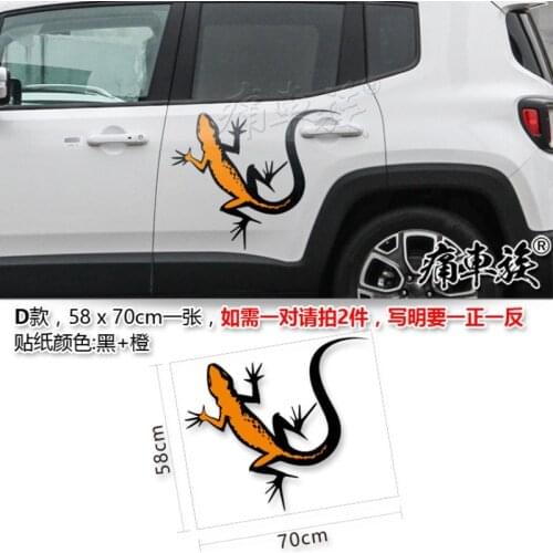 FOR Jeep Wrangler car stickers body exterior hood personalized decorative decals