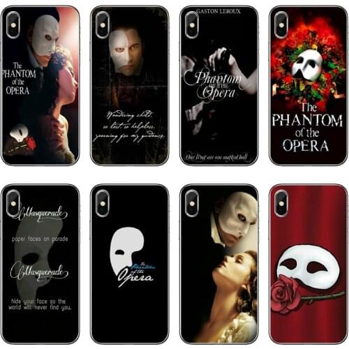 The Phantom of the Opera Soft Phone Case For Samsung Galaxy A70 A60 A50 A40 A30 A10 A9 A7 A5 A3 A8 A6 Plus 2018 2017 2016