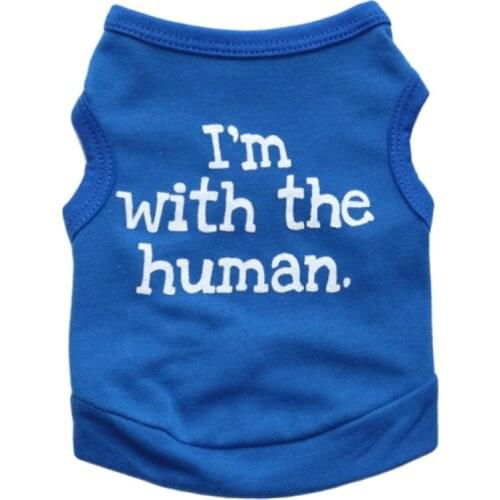 Summer Dog Clothes Letter Dog Vest Comfort Pet Costume Vest Thin Breathable Puppy Cats Clothing For Dog T-shirt Pet Supplies