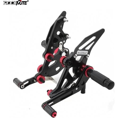 Motorcycle Adjustable Rider Rearset For Yamaha FZ-07 MT-07 MT07 2014 2015 2016 2017 2018 CNC Aluminum Foot Pegs Pedal Footrest