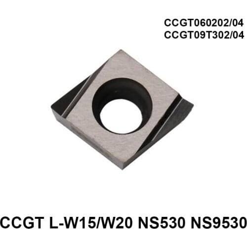 Original CCGT060202L-W15 CCGT060204L-W15 CCGT09T302L-W20 CCGT09T302R-W20 CCGT09T304L-W20 CCGT09T304 Carbide Inserts CNC