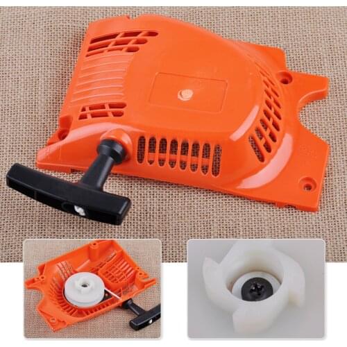 LETAOSK New Generator Recoil Pull Starter Chainsaw Spares Tool fit For Chinese Chainsaw 4500 5200 5800 45cc 52cc 58cc