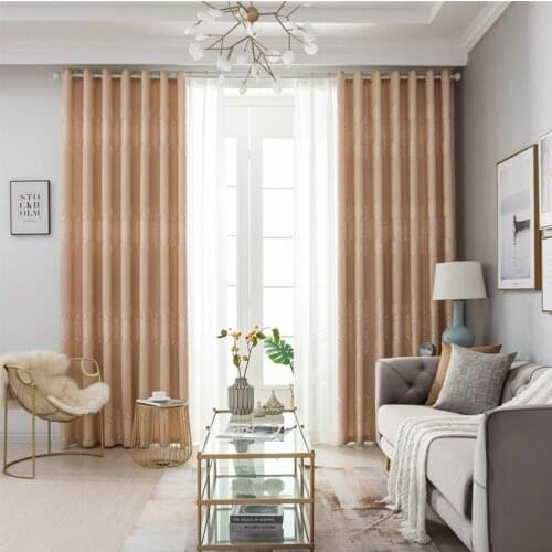 Modern and simple shading curtains for Living Room Bedroom Dining Room blackout curtains backdrop curtain