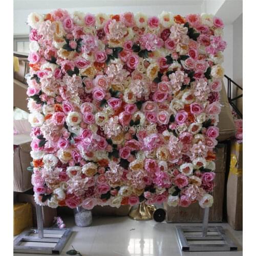 SPR High quality 10pcs/lot wedding flower wall stage backdrop decorative wholesale artificial flower table centerpiece