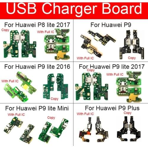 USB Plug Charger Jack Board For Huawei P8 P9 Lite PLUS 2016 2017 Mini Charging Port Dock USB Board Replacement Repair Parts