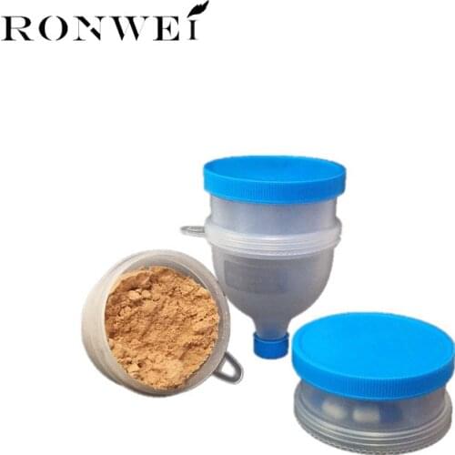 2 Layers Protein Powder Funnel Portable Fill Funnel Gym Partner for Water Bottle and Protein Shaker Bottle BPA Free