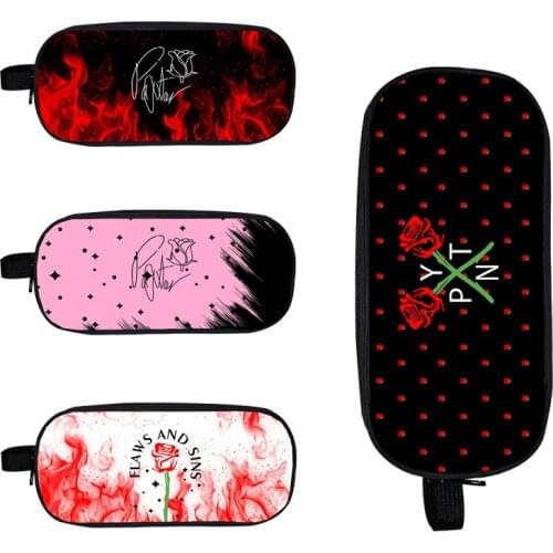 3D Payton Moormeier Cosmetic Bags Women Makeup Bag PYTN Printed Net Red Rose Pencil Case School Supplies Funny Zipper Pouchbag