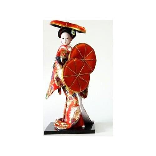 Human doll Japan Geisha silk man kimono Doll doll Creative birthday gift accessories statue home decoration