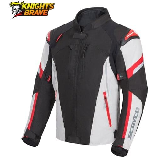 Motorcycle Jacket Men Motocross Jacket Windproof Moto Protection Wearable Moto Jacket With Waterproof Removeable Linner