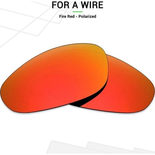 Mryok POLARIZED Replacement Lenses for Oakley A Wire Sunglasses Fire Red