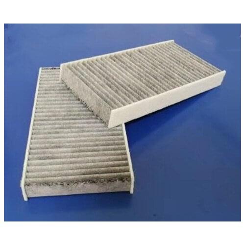 Wholesale WIX24855 Factory Outlet OEM 27299-52000 Black Carbon Car Cabin Air Filter for NISSAN 23.9*14.5*2.4cm C15868 (2PCS/SET)