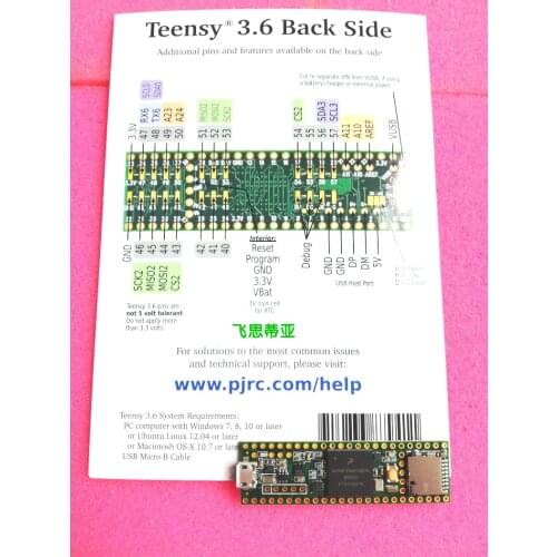 Spot 3266 Teensy 3.6 MK66FX1M0VMD18 Industries Teensy3.6 without headers module development board