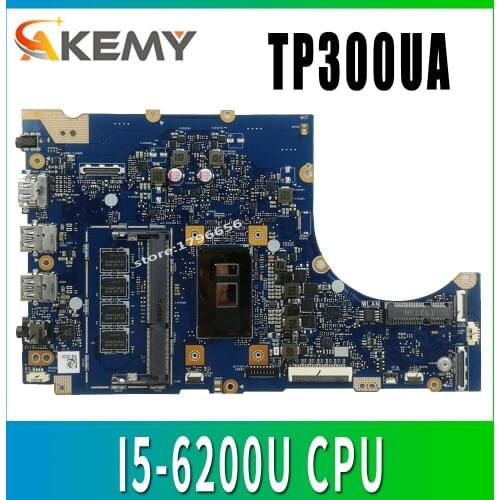 TP300UA Laptop motherboard for ASUS TP300UA Q302U Q302UA TP300U Test original mainboard 4G RAM /I5-6200U CPU 90NB09Z0-R00020
