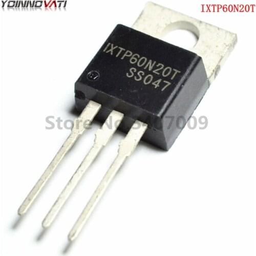 10PCS IXTP60N20T TO-220 IXTP60N20 60N20 MOSFET Trench MOSFETs 200v, 60A new original