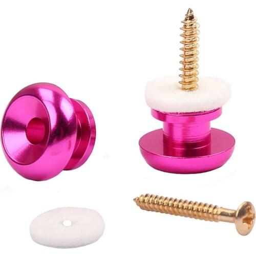14x9mm/0.55x0.35'' 10pcs Electric Guitar Bass Strap Locks Straplock Button