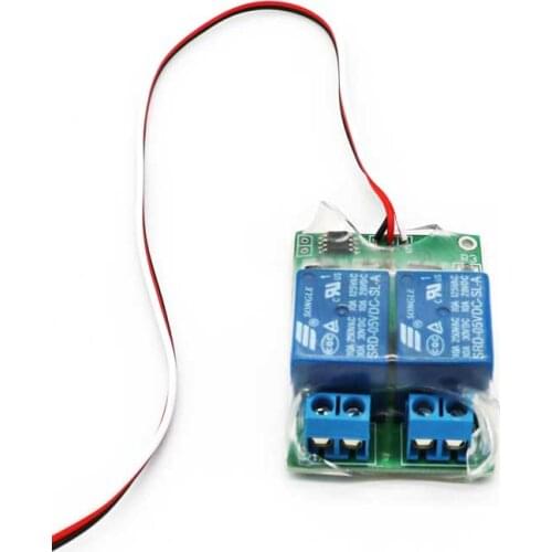 2-in-1 Electronic Switch RM Relay Module Transmitter Control For RC Model Aircraft Drone Servo Signal Input