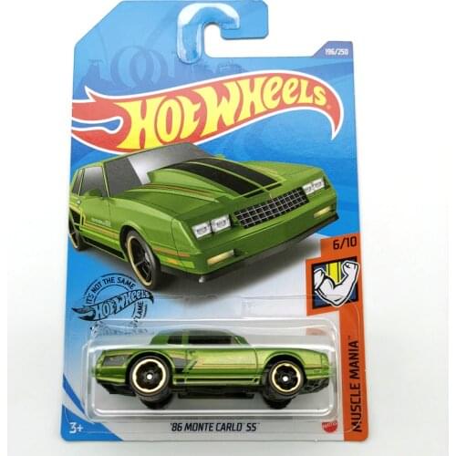 2020-196 Hot Wheels Cars 86 MONTE CARLD SS Metal Die-cast Simulation Model 1/64 Cars Toys