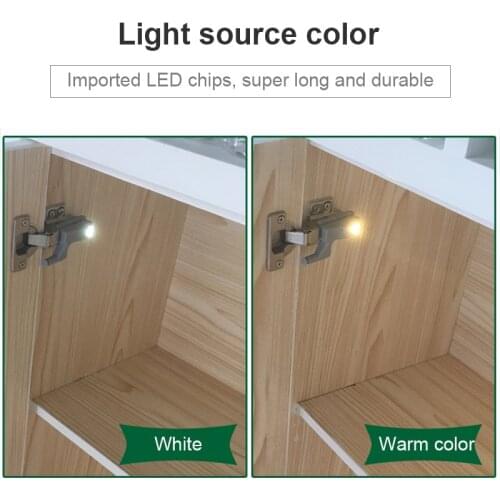 4pcs 12V Under Cabinet LED Light Kitchen Night Light Cupboard Inner Hinge Lamp motion sensor LED Light Locker lighting