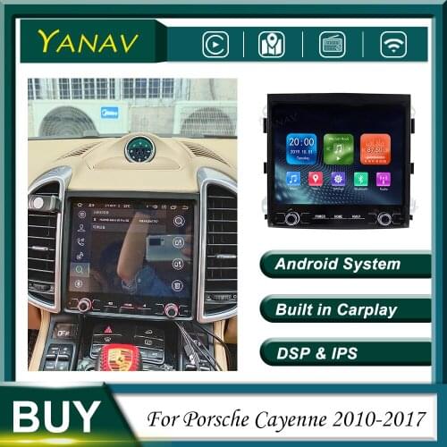 128G 9 Inch For Porsche Cayenne 2010-2017 Android 10 Car GPS Navigation Carplay Head Unit Multimedia Player Radio Tape Recorder