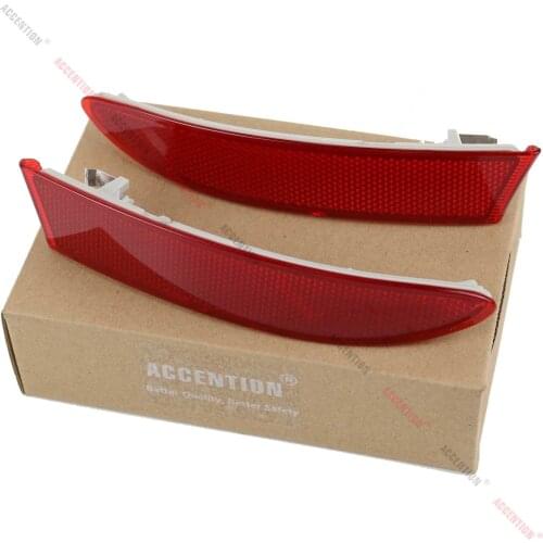 Car Rear Tail Bumper Corner Reflector Decorative False Light Lamp For BMW F25 X3 2011 2012 2013 2014