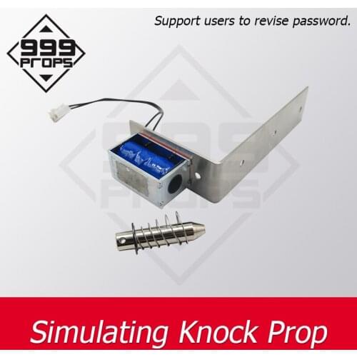 Escape room Simulating Knock Door Prop Electric Door/Wall Pounder thump on the door or table 999PROPS